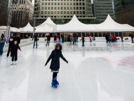 canary Wharfe ice rink